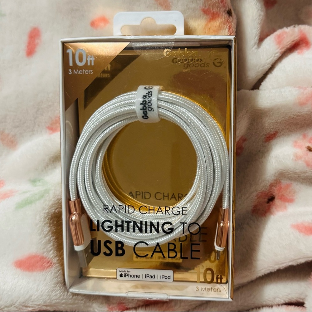 White Lightning to USB Cable